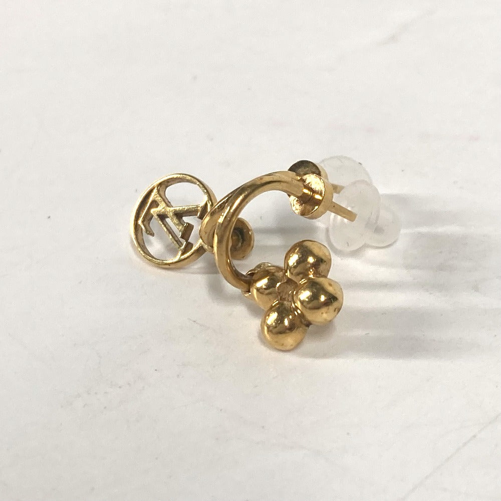 LOUIS VUITTON Pierce M64859 metal gold Monogram flower Pierce Blooming