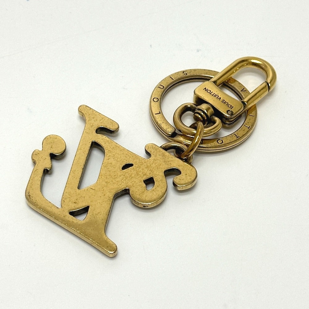 LOUIS VUITTON key ring MP2715 metal gold NIGO collaboration Porto Cle Squared LV mens