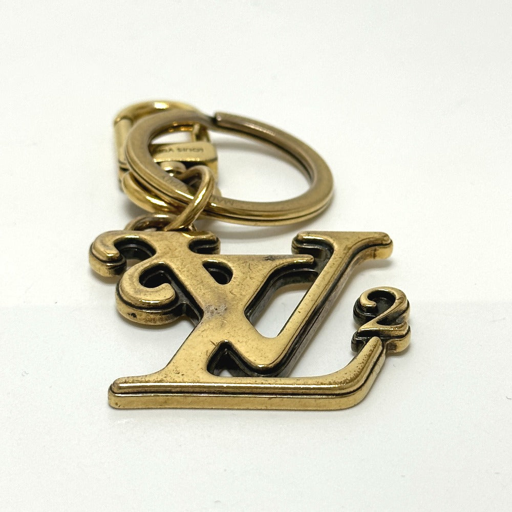 LOUIS VUITTON key ring MP2715 metal gold NIGO collaboration Porto Cle Squared LV mens