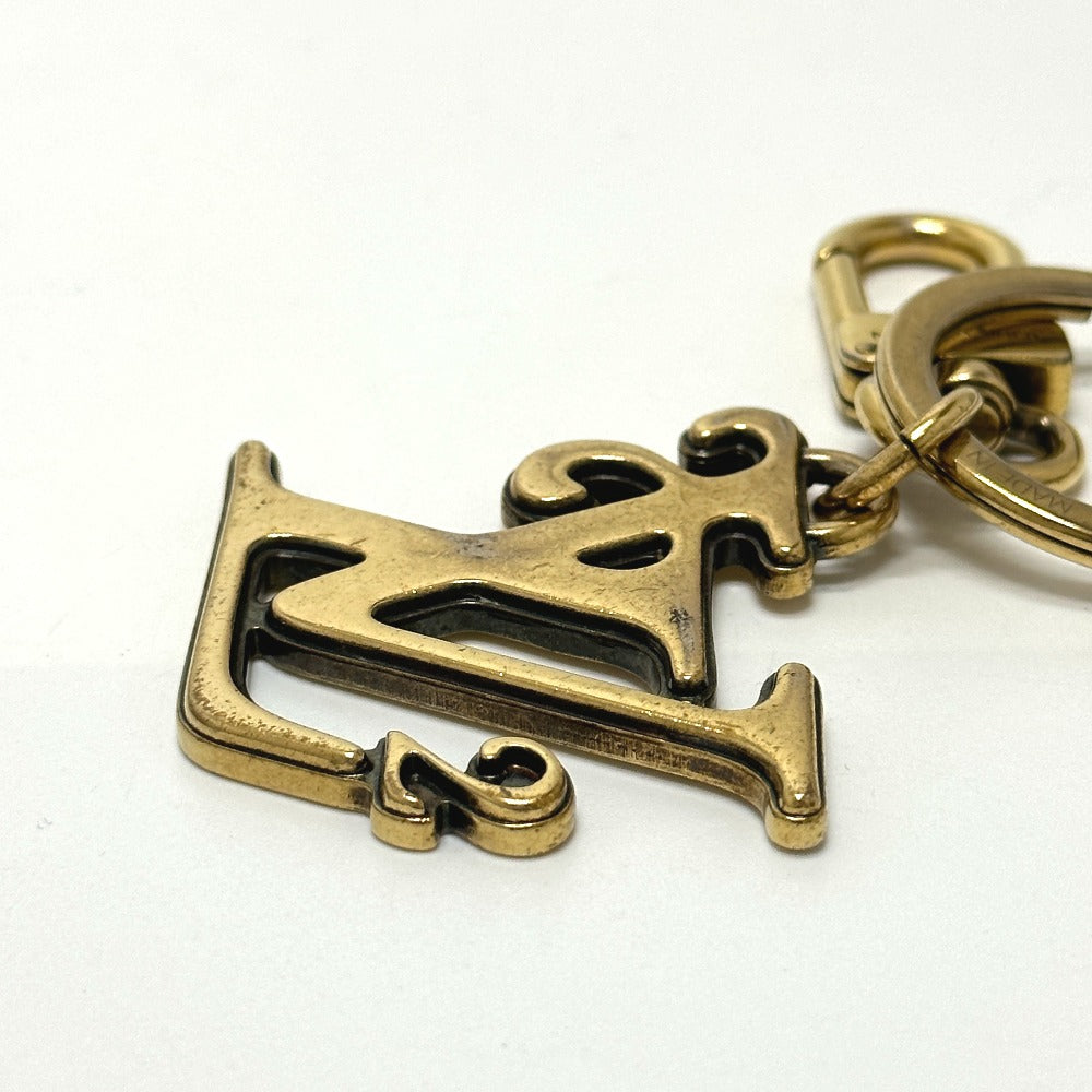 LOUIS VUITTON key ring MP2715 metal gold NIGO collaboration Porto Cle Squared LV mens