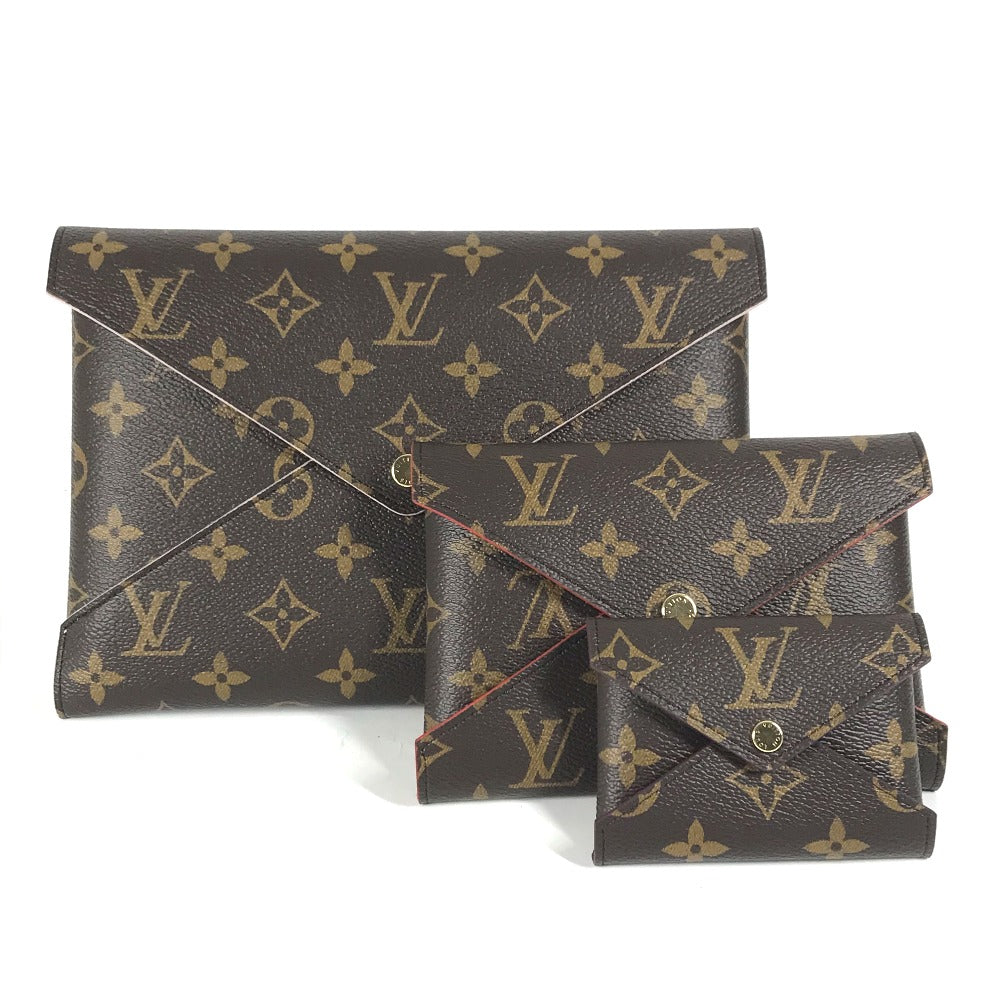 LOUIS VUITTON Clutch bag M62034 Monogram canvas Brown Monogram Pochette Kirigami Women