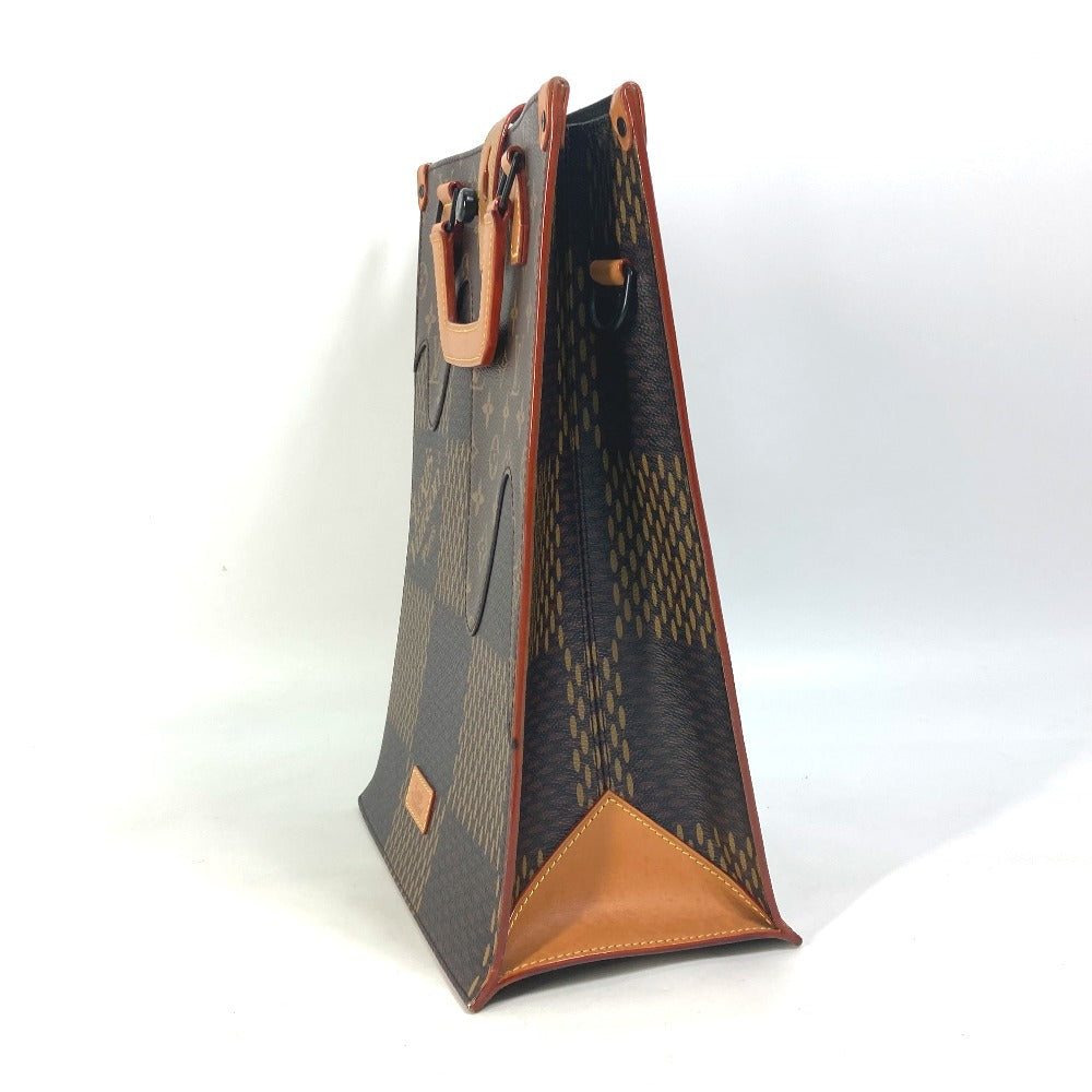 LOUIS VUITTON Tote Bag N40355 Damier canvas Brown Damier Giant NIGO collaboration Mini tote mens