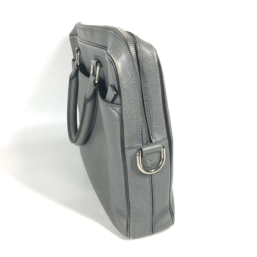 LOUIS VUITTON Business bag M32711 Taiga Leather gray Taiga Taiga Porto Document Business PDB mens