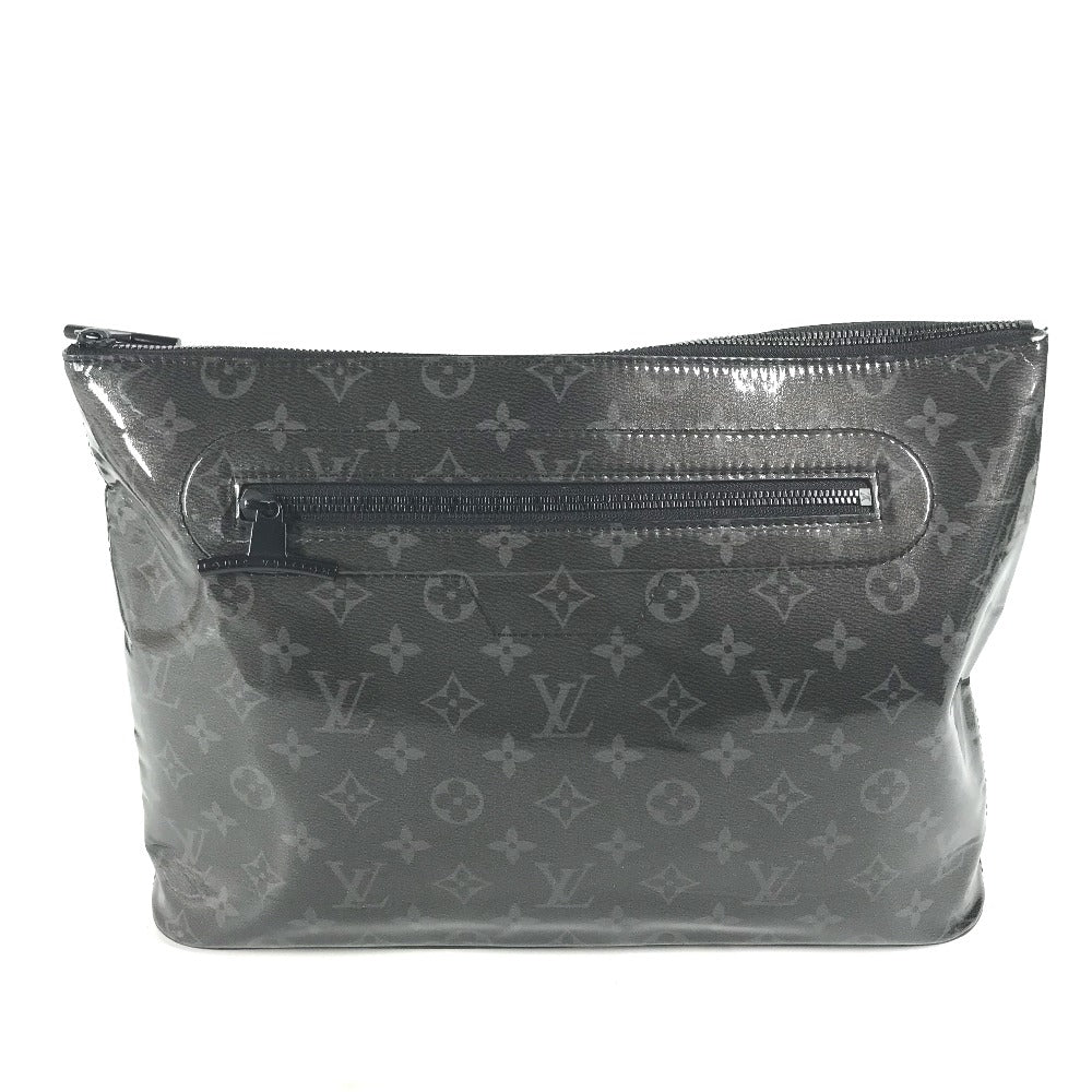 LOUIS VUITTON Clutch bag M63373 Plastics, Leather black Monogram Eclipse Glaze, Japan, Tokyo, Shinjuku Isetan Exclusive Pochette Cosmos mens