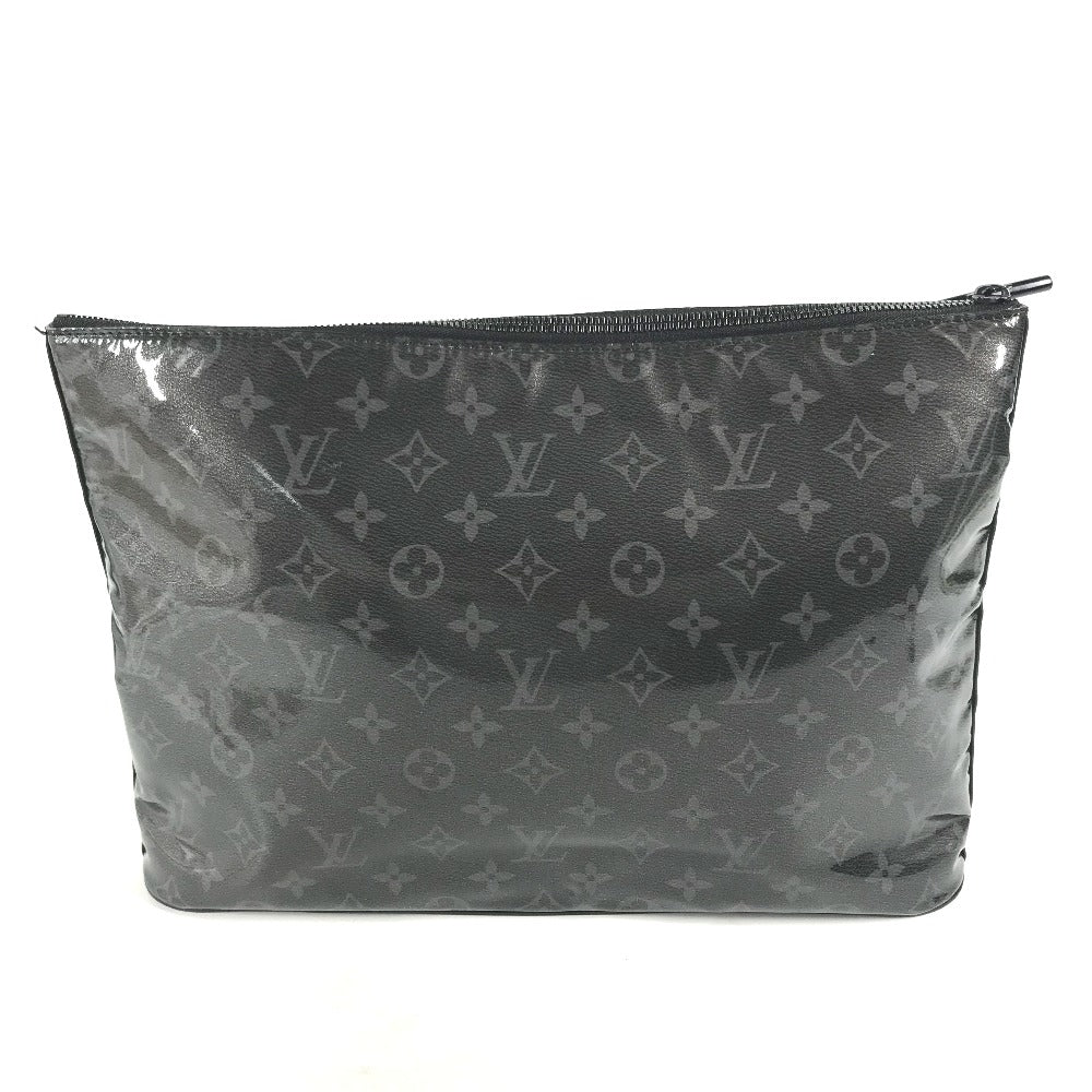 LOUIS VUITTON Clutch bag M63373 Plastics, Leather black Monogram Eclipse Glaze, Japan, Tokyo, Shinjuku Isetan Exclusive Pochette Cosmos mens