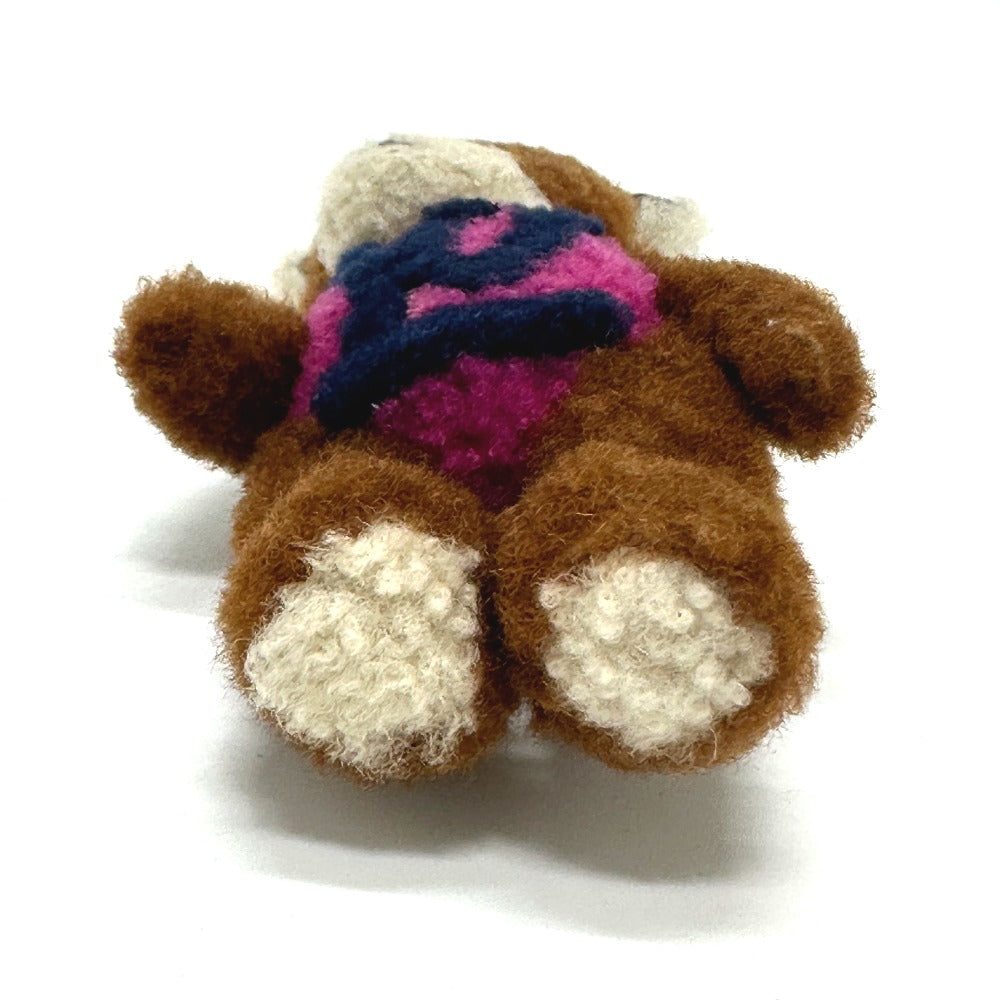 LOUIS VUITTON key ring M69854 mohair Brown Porto Cle LV Teddy Bear Women