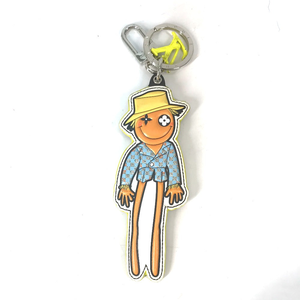 LOUIS VUITTON key ring MP2922 leather multicolor LV Friends Monogram Porto Cre LV Scarecrow mens