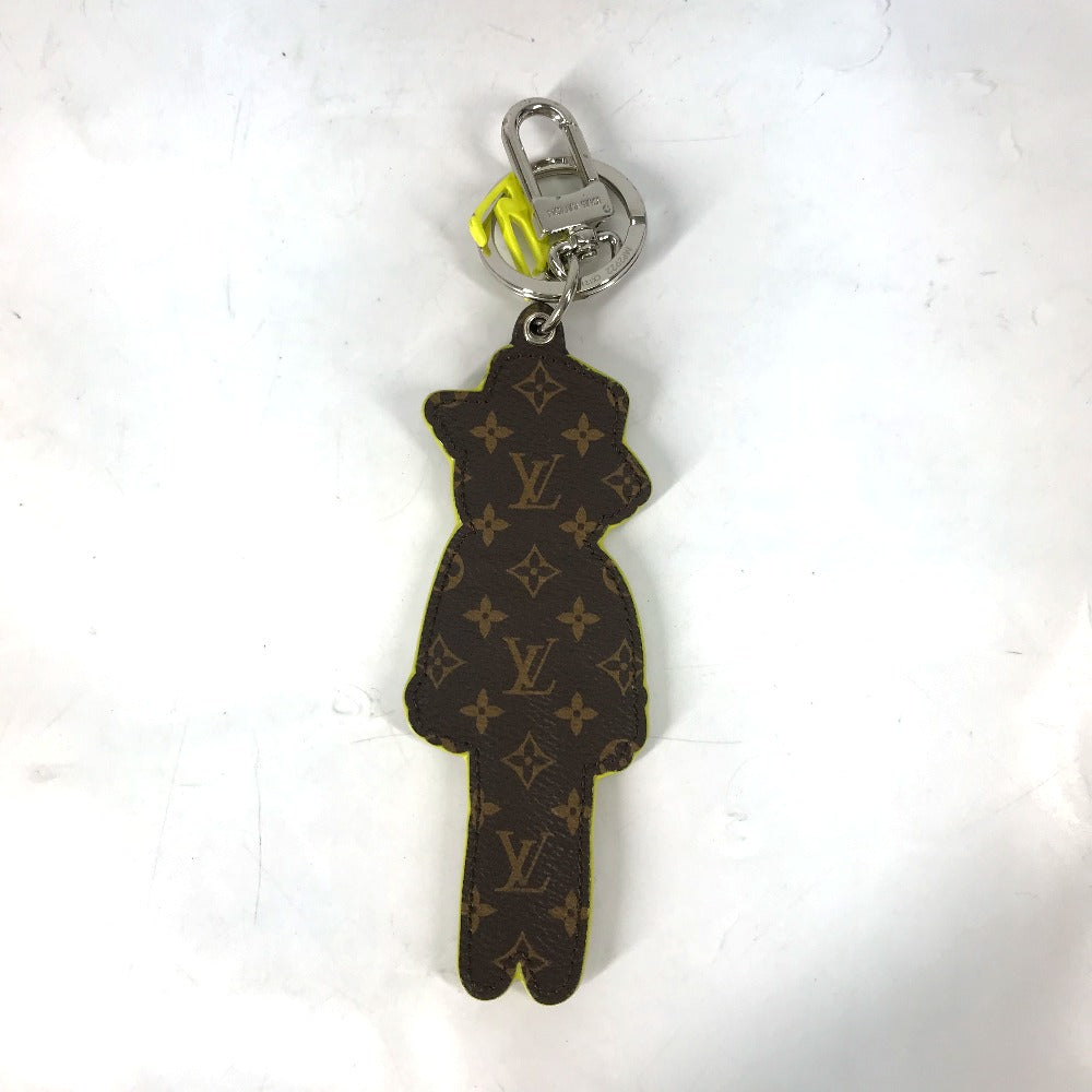 LOUIS VUITTON key ring MP2922 leather multicolor LV Friends Monogram Porto Cre LV Scarecrow mens