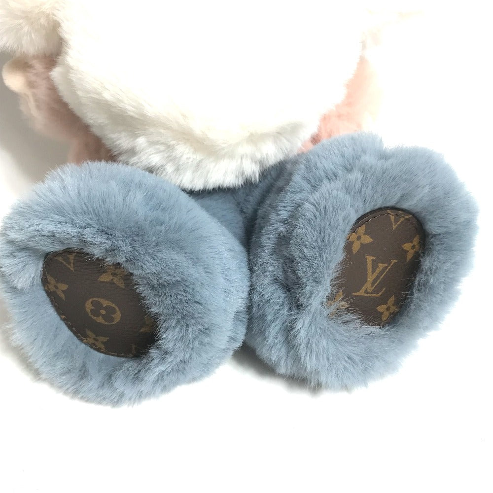 LOUIS VUITTON Plush Doll GI0445 Leather, Plush white Dudu Vivienne Women