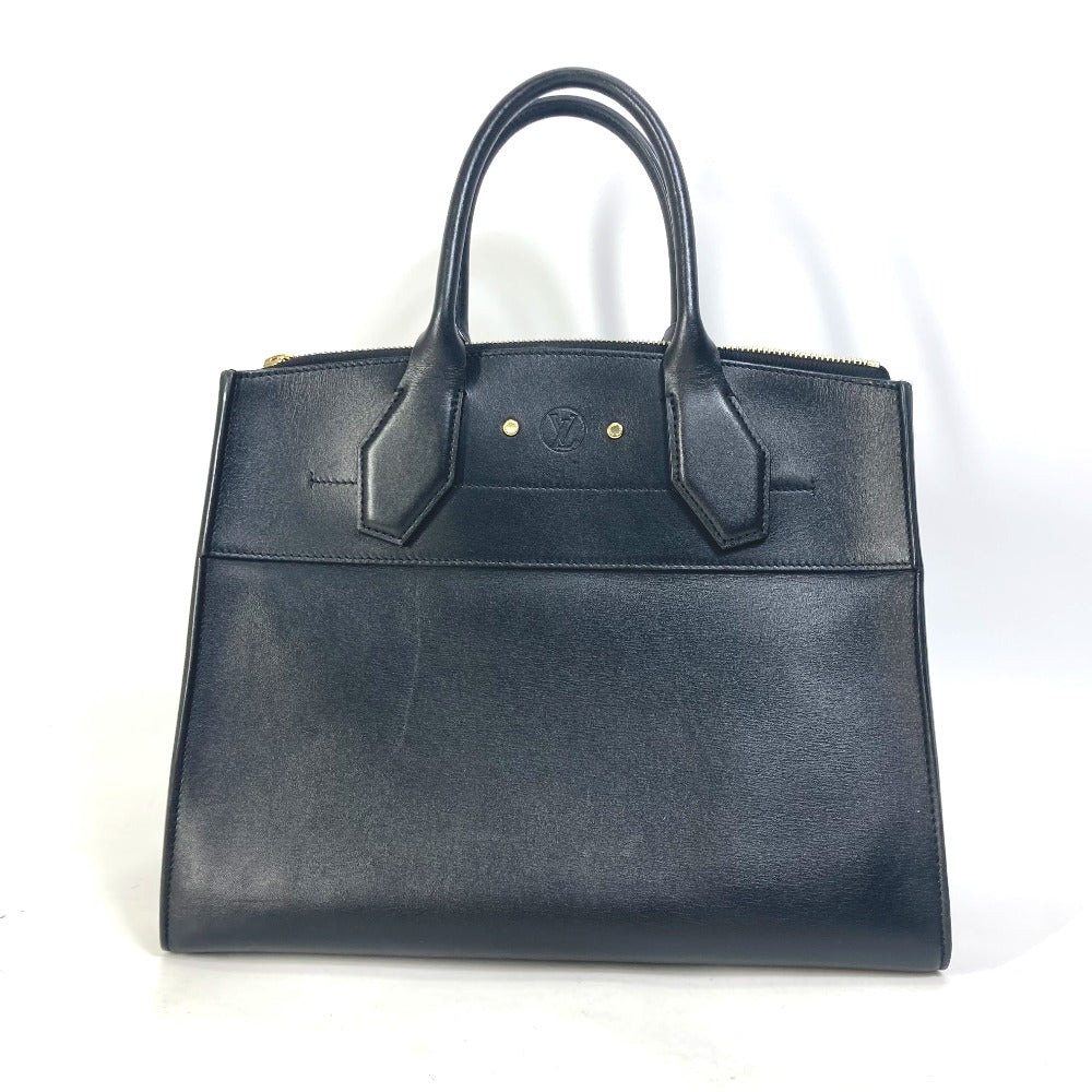 LOUIS VUITTON Handbag M53015  leather black Bag City Steamer MM Women