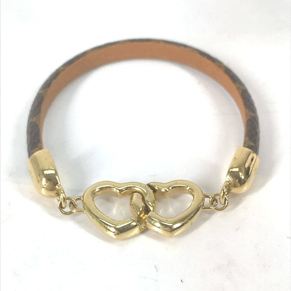 LOUIS VUITTON bracelet M6758F Monogram canvas Brown Monogram bracelet say yes Women