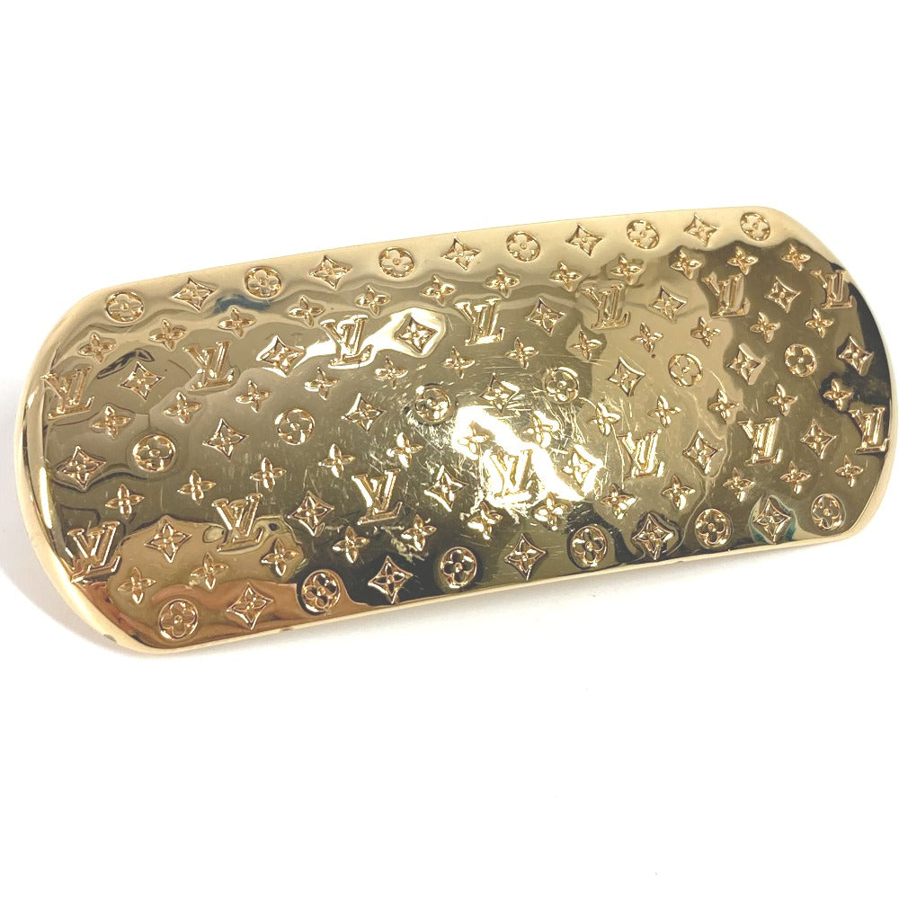 LOUIS VUITTON Valletta M80277 metal gold Monogram Baretta Nanogram Women