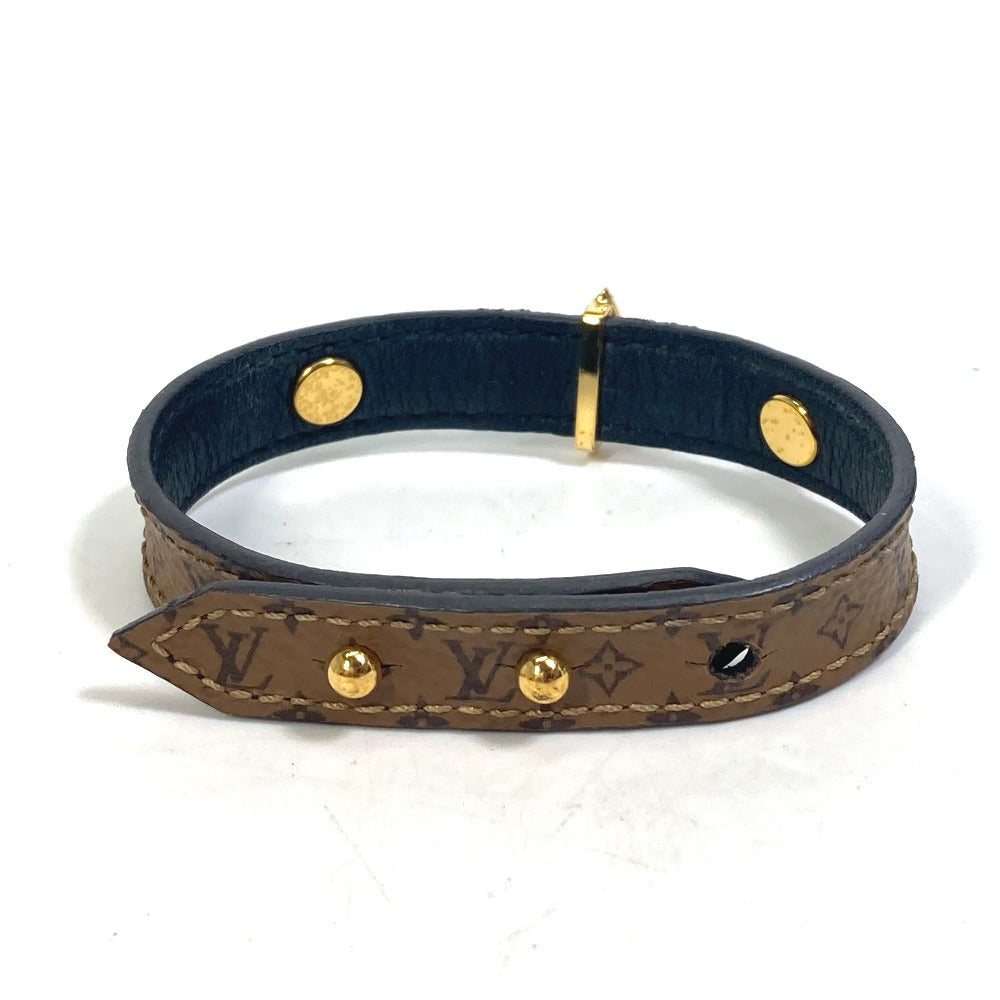 LOUIS VUITTON bracelet M6597F Monogram reverse canvas Brown Accessories Monogram Reverse Bracelet Blooming Women 19