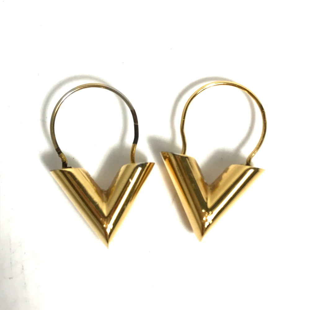 LOUIS VUITTON Pierce M61088 metal gold Pierce Essential V Women