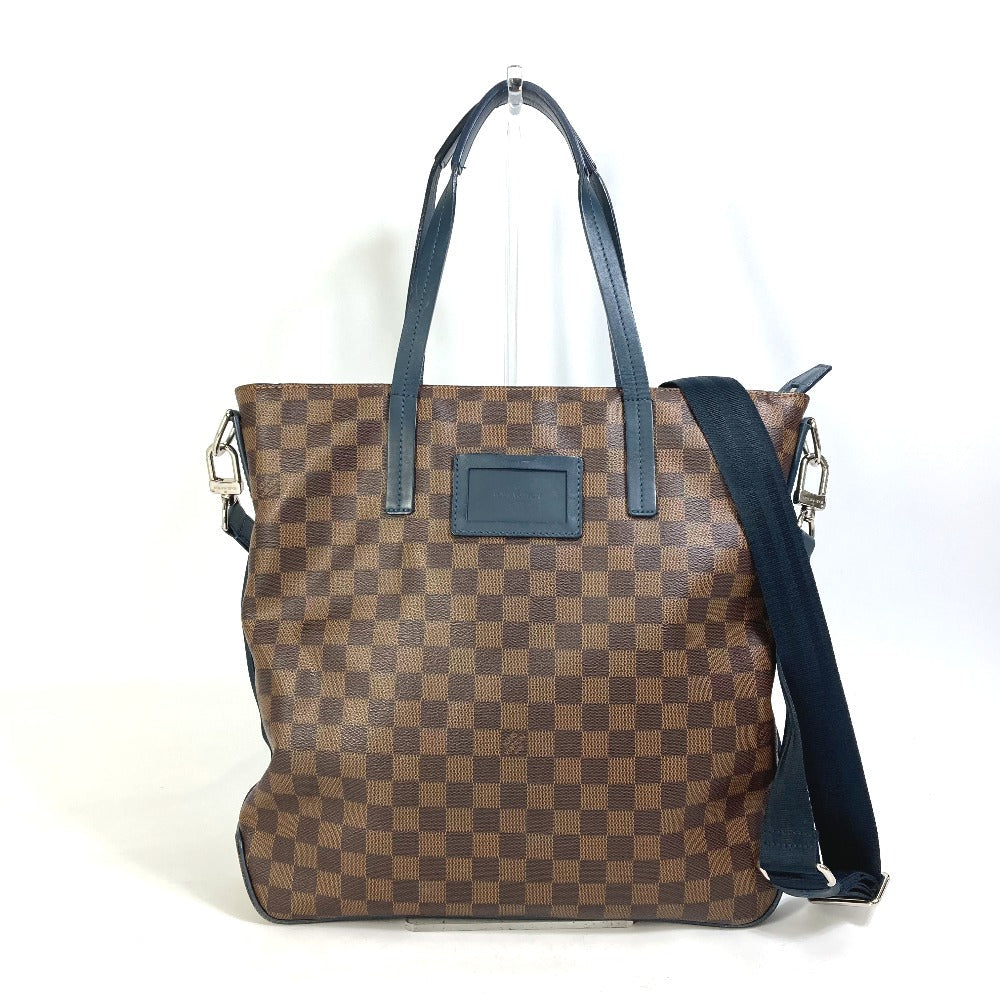 LOUIS VUITTON Tote Bag N41255 Damier canvas Brown Damier Herald mens