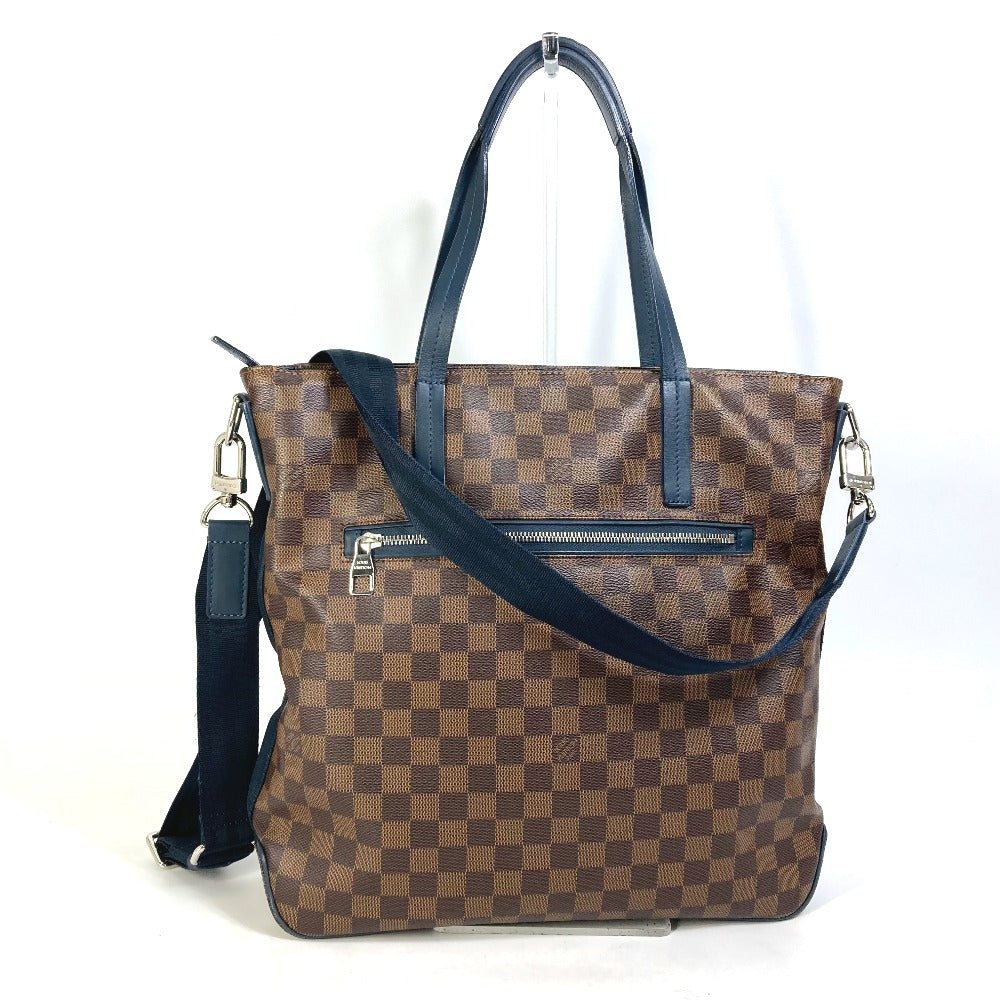 LOUIS VUITTON Tote Bag N41255 Damier canvas Brown Damier Herald mens