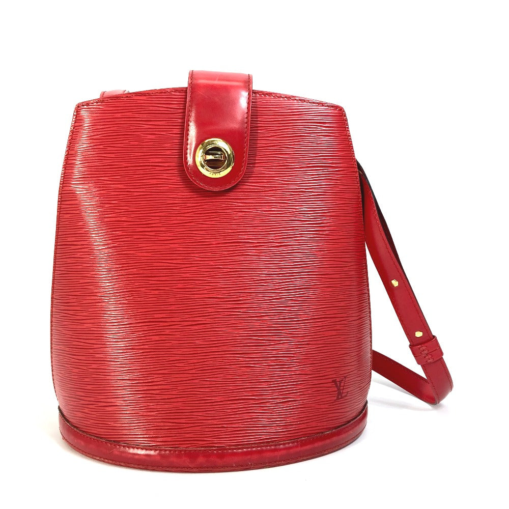LOUIS VUITTON Shoulder Bag M52257 Epi Leather Red Epi Cluny Women