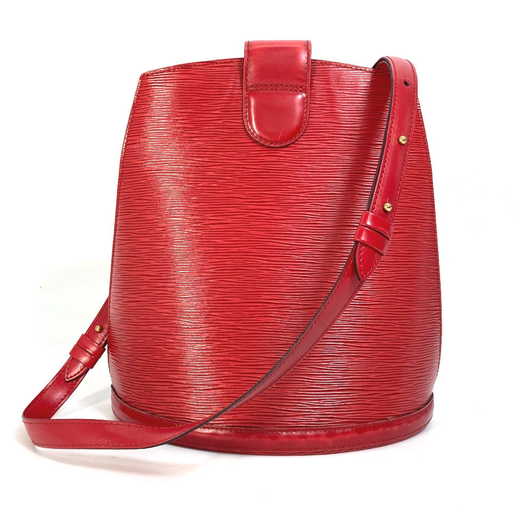 LOUIS VUITTON Shoulder Bag M52257 Epi Leather Red Epi Cluny Women