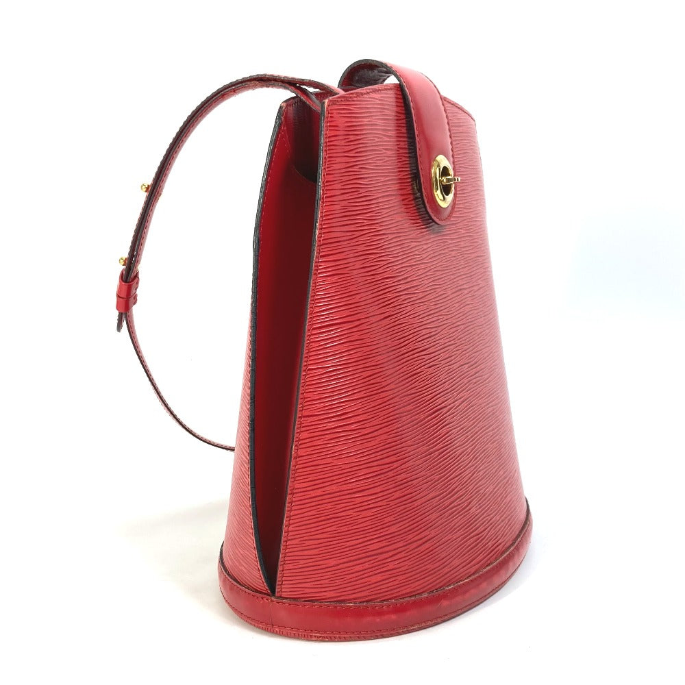 LOUIS VUITTON Shoulder Bag M52257 Epi Leather Red Epi Cluny Women