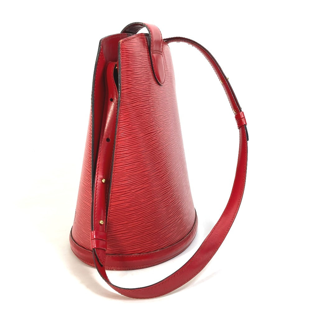 LOUIS VUITTON Shoulder Bag M52257 Epi Leather Red Epi Cluny Women
