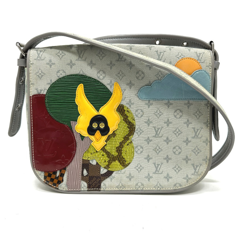 LOUIS VUITTON Shoulder Bag M92279 Monogram mini canvas gray Monogram mini Conte DefÃ© Musette