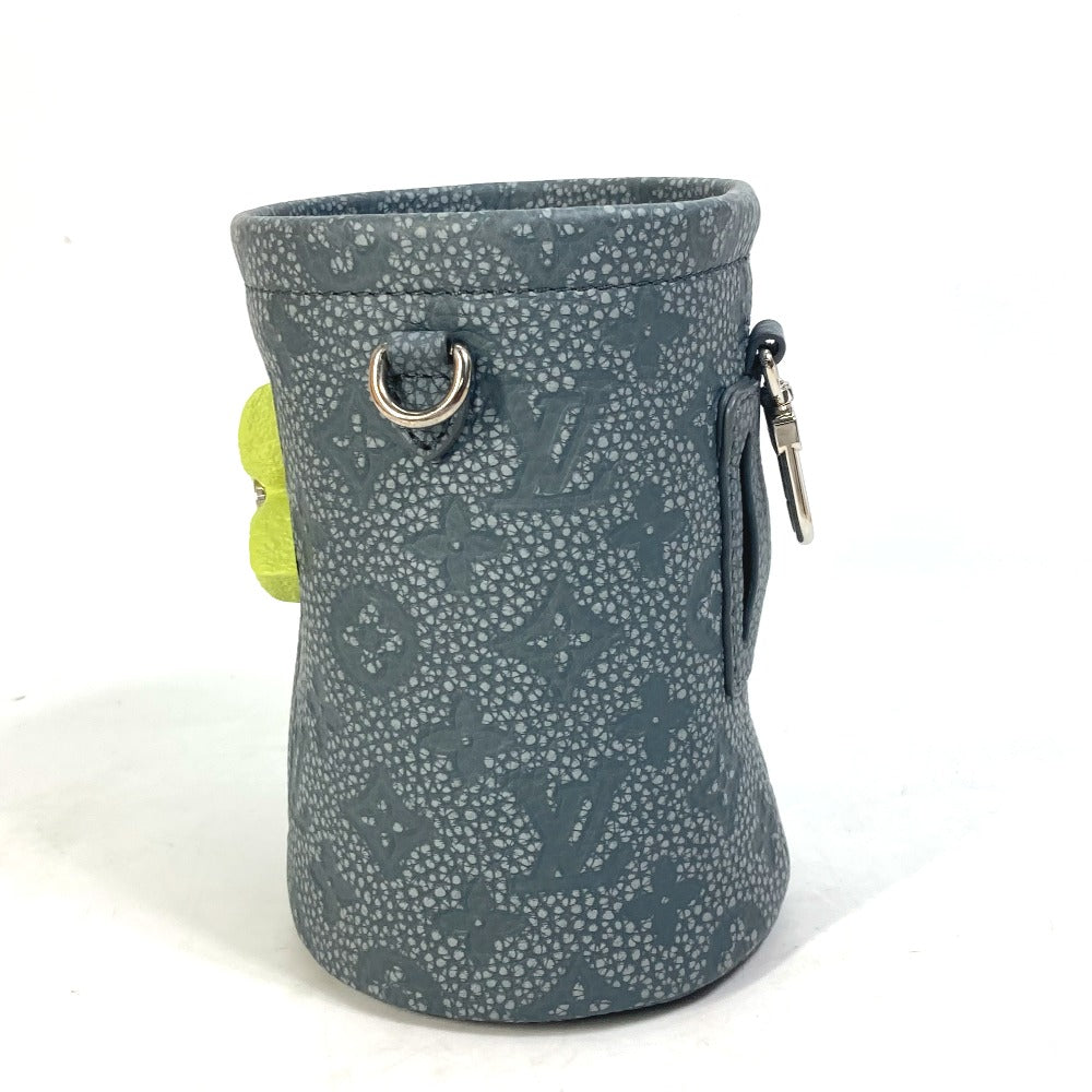 LOUIS VUITTON Shoulder Bag M81572 Taurillon Clemence Leather gray Taurillon Clemence Climbing Chalk Pouch