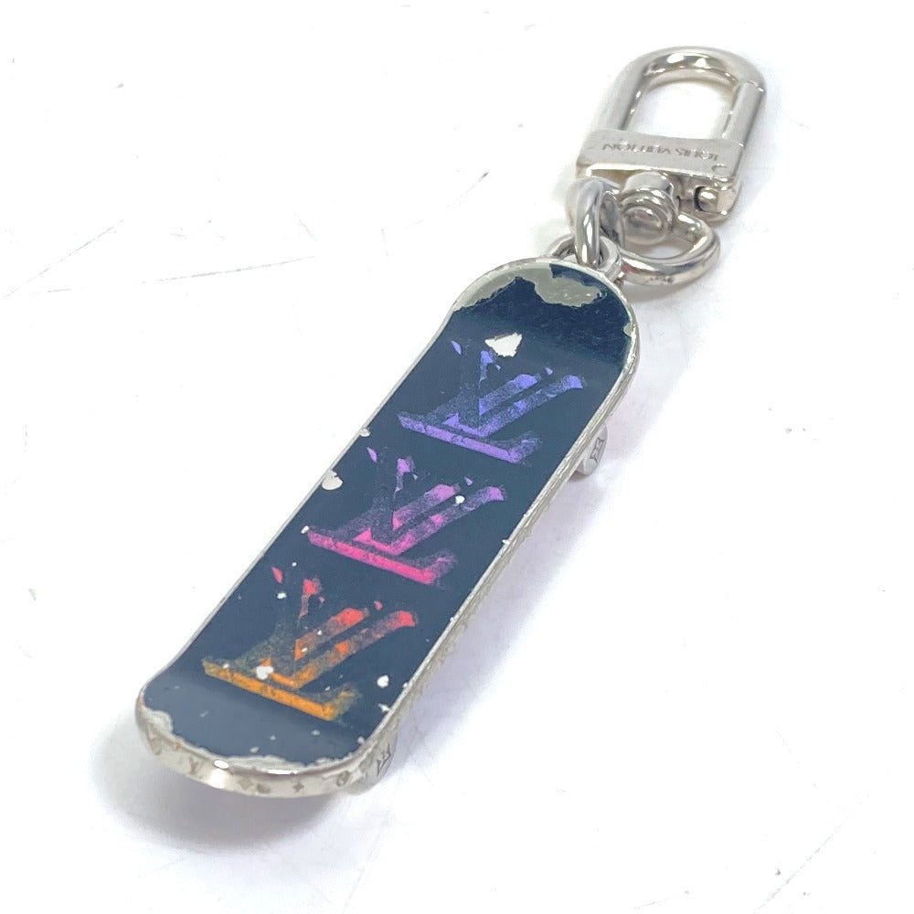 LOUIS VUITTON key ring MP3269 metal black skateboard bijou sack skateboard