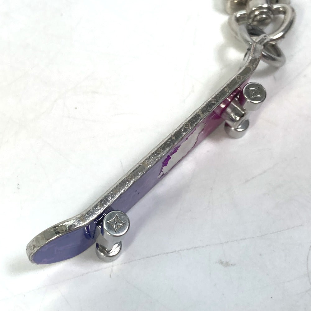 LOUIS VUITTON key ring MP3269 metal black skateboard bijou sack skateboard