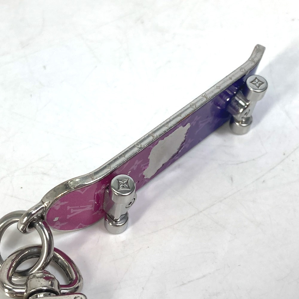 LOUIS VUITTON key ring MP3269 metal black skateboard bijou sack skateboard
