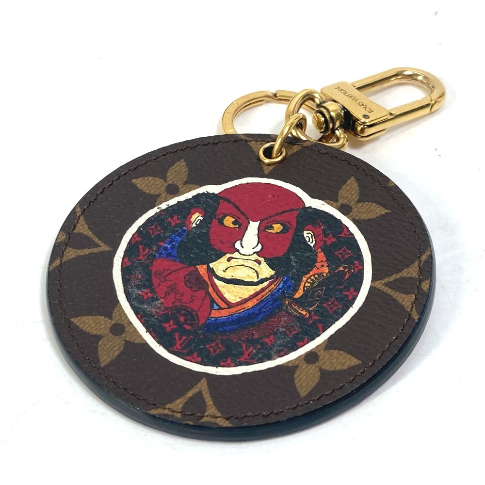 LOUIS VUITTON key ring MP1949 Monogram canvas Brown Monogram Kansai Yamamoto Kabuki Tatsuma Portocray Illustre Women