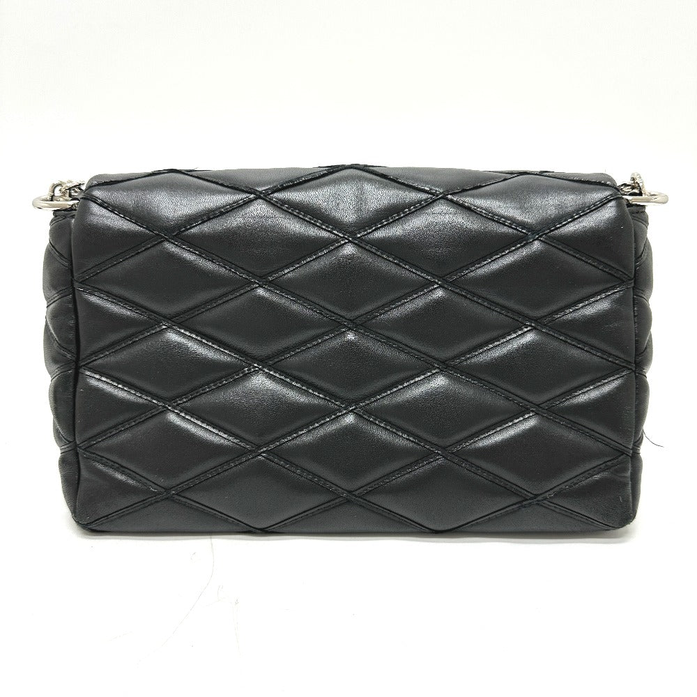 LOUIS VUITTON Shoulder Bag M50216 leather black quilting Martage Women