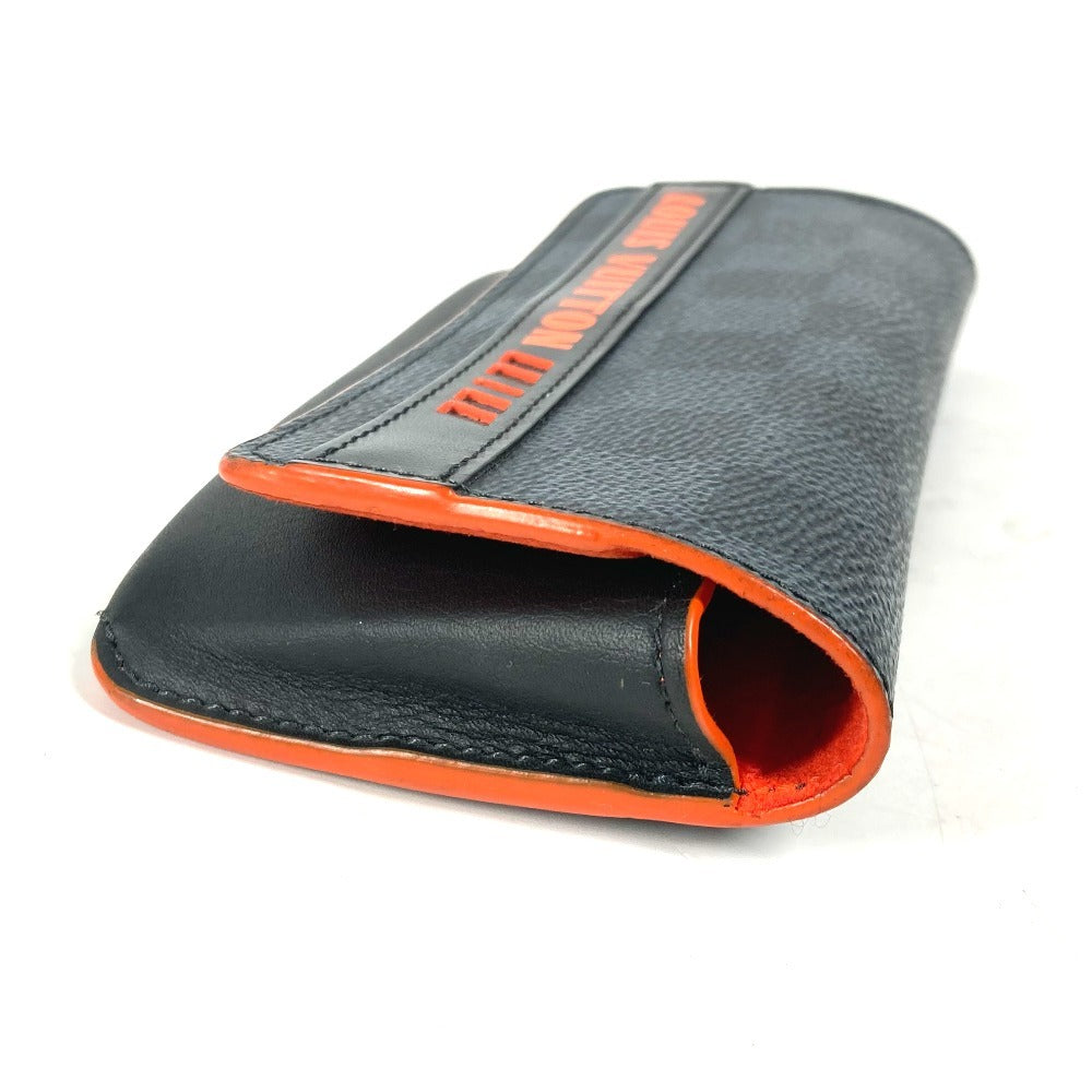 LOUIS VUITTON Pouch GI0380 Damier Cobalt Canvas Navy Damier Cobalt Etui Lunet Woody unisex(Unisex)