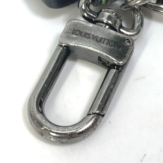 LOUIS VUITTON key ring MP0929 Coated canvas Gray type Monogram Eclipse Glaze Portocle Tag Monogram Fluo