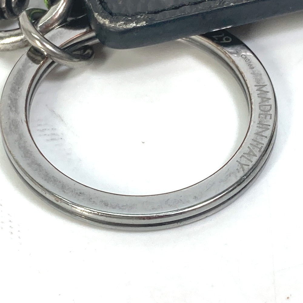 LOUIS VUITTON key ring MP0929 Coated canvas Gray type Monogram Eclipse Glaze Portocle Tag Monogram Fluo
