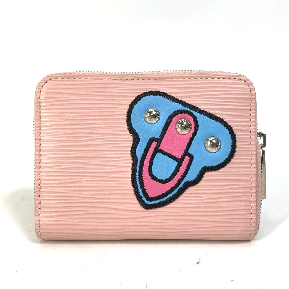 LOUIS VUITTON Coin case M63723 Epi Leather pink epi stories Zip around purse Women