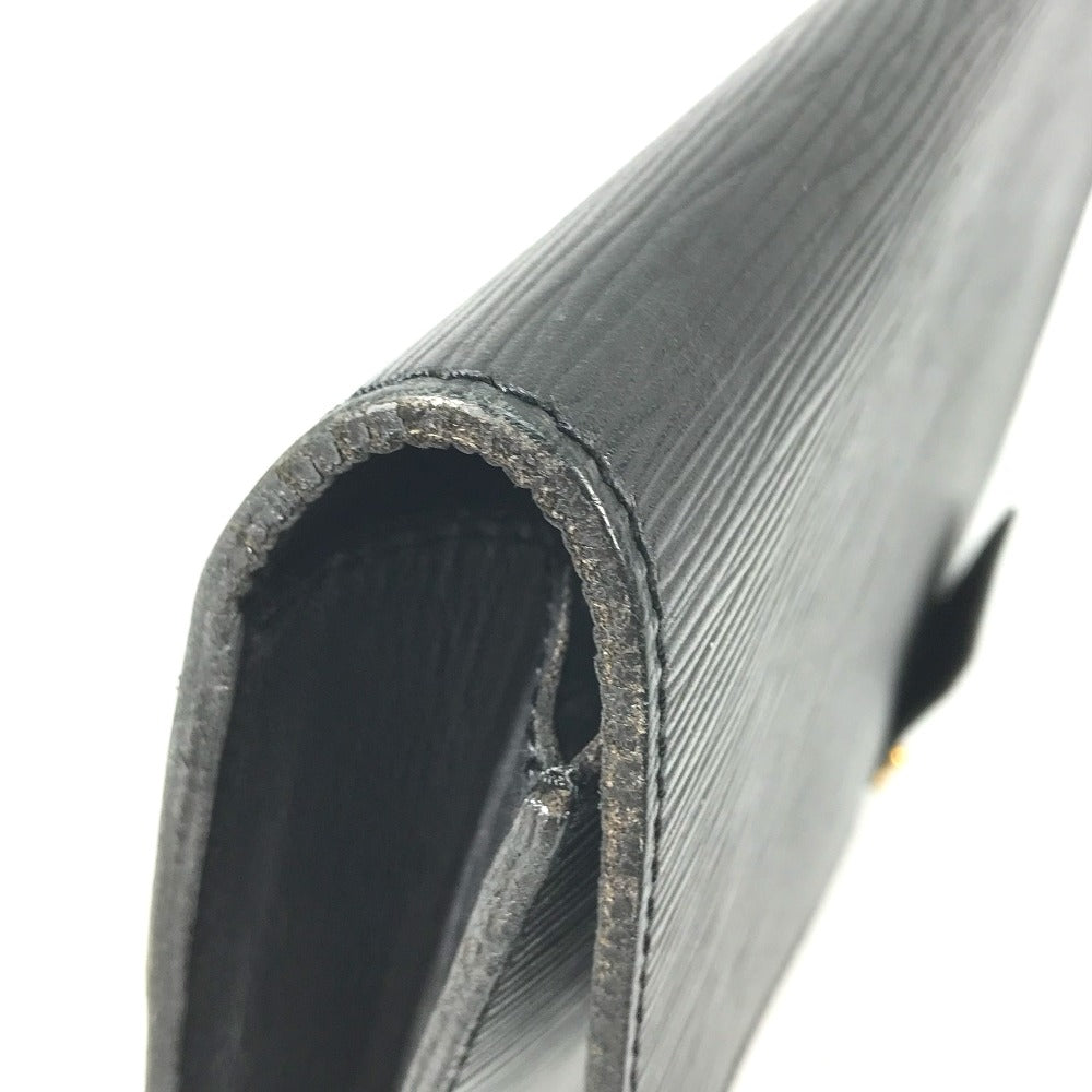 LOUIS VUITTON Clutch bag âl54452 Epi Leather black Epi Porto Document Case mens