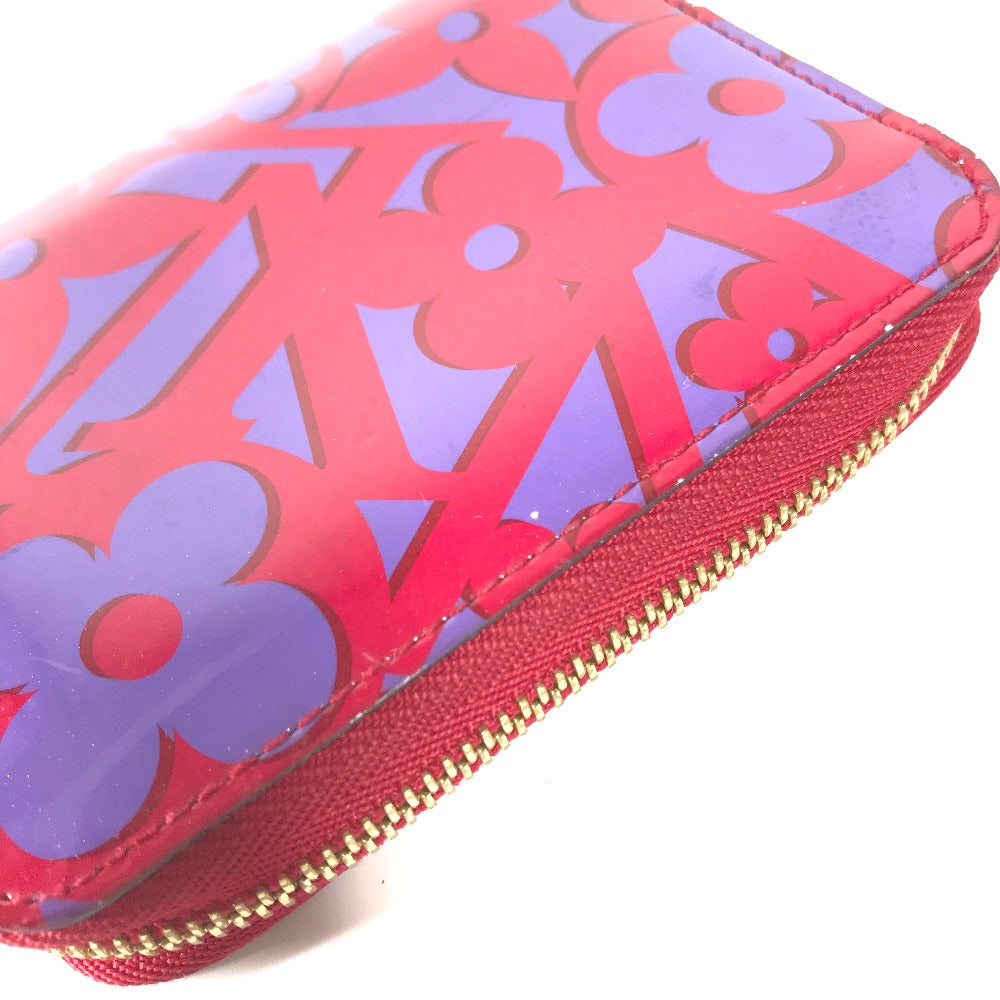 LOUIS VUITTON Coin case M90130 Patent leather purple 2014 Valentine Sweet Monogram Zip around purse Women