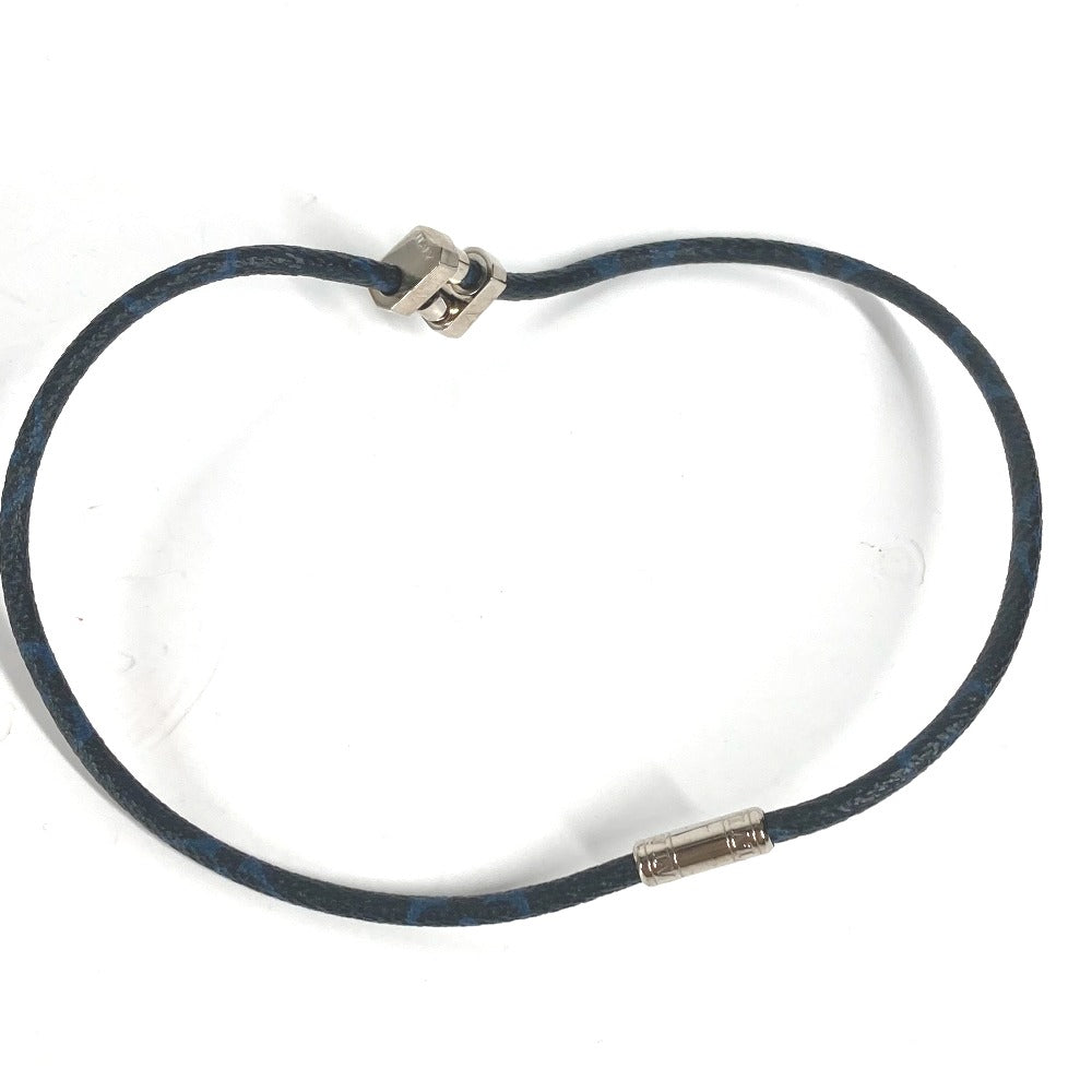 LOUIS VUITTON choker MP1714 Monogram Eclipse Canvas Navy Monogram Eclipse Necklace Accessories