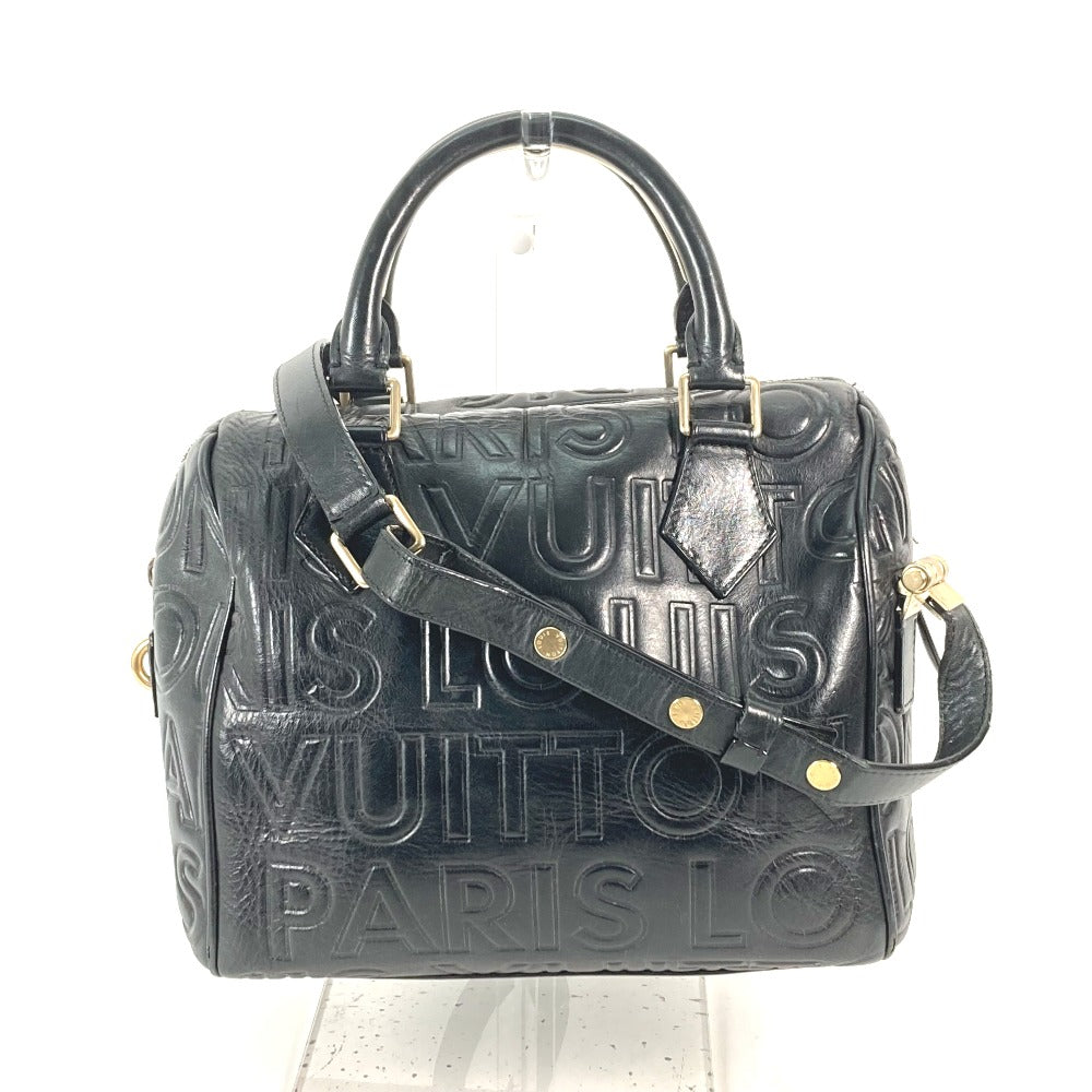 LOUIS VUITTON Handbag M95814 leather black 2008 Limited Edition Monogram Speedy Mini 20 Women