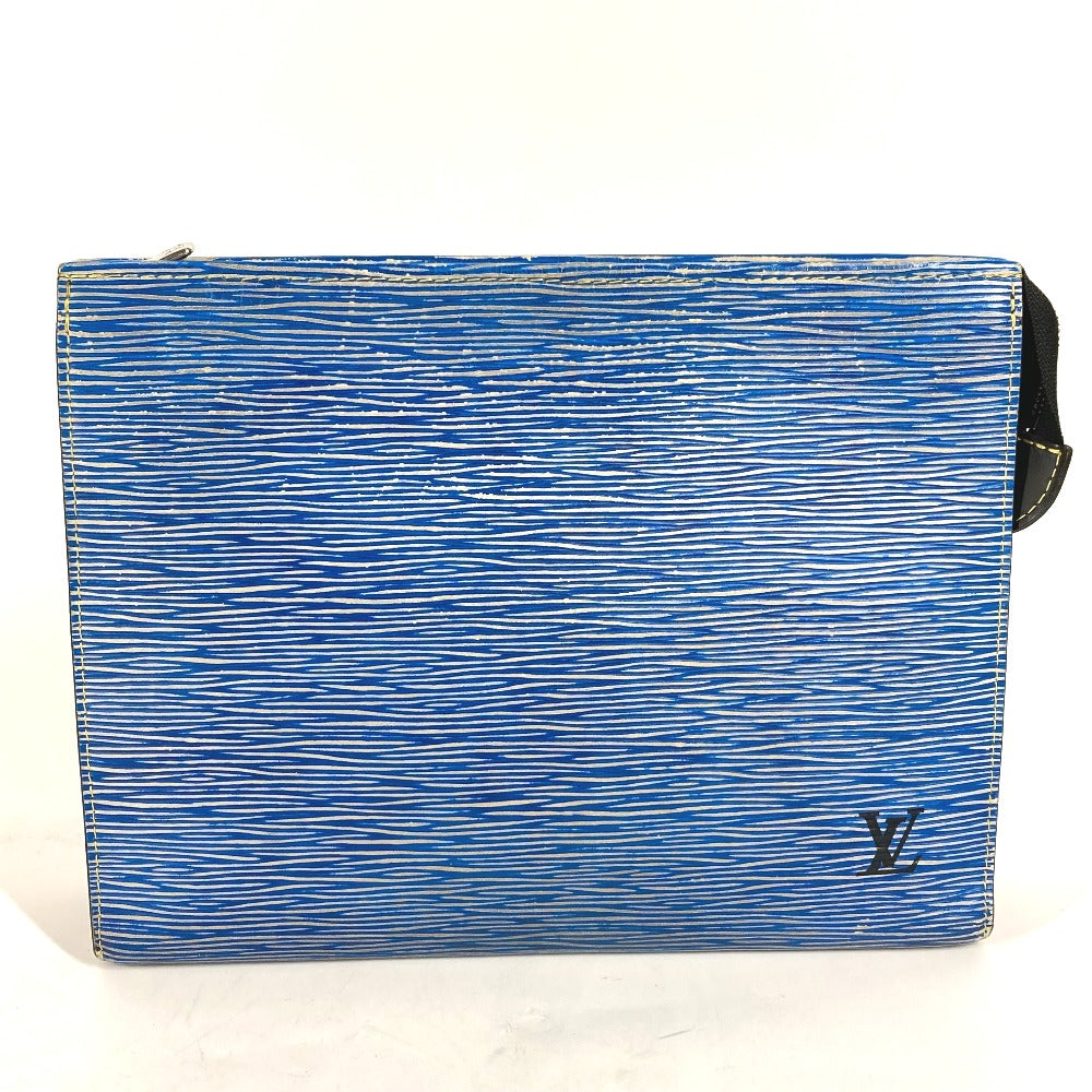 LOUIS VUITTON business bag M54654 Epi Leather blue Epi denim posh toilette mens