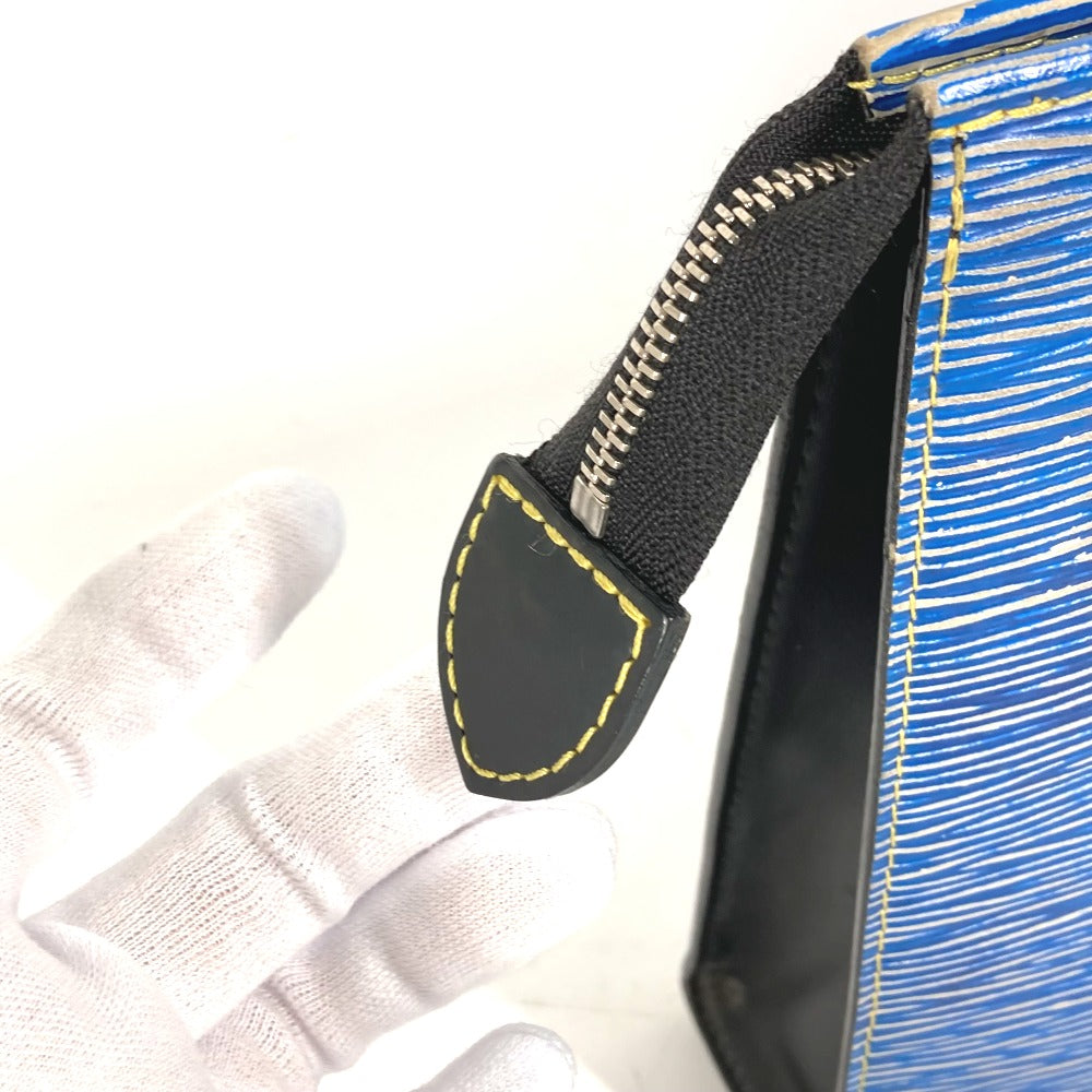 LOUIS VUITTON business bag M54654 Epi Leather blue Epi denim posh toilette mens