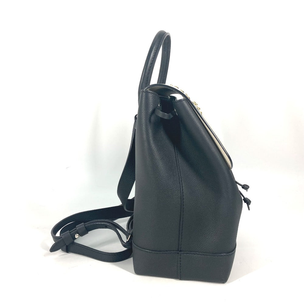 LOUIS VUITTON Backpack M54108 leather black Rock Me Backpack Studs Women