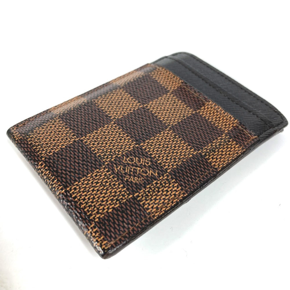 LOUIS VUITTON Card Case N61209 Damier canvas Brown Damier Porte Cartes Pance Women