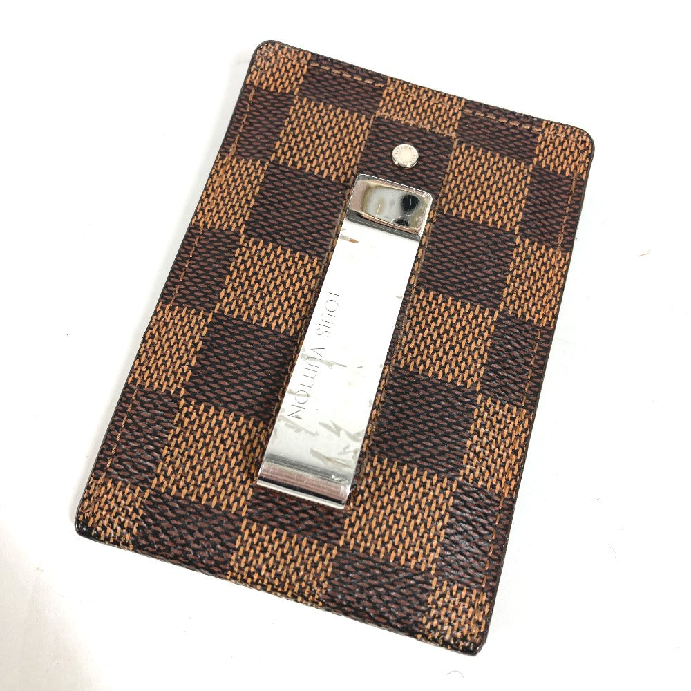 LOUIS VUITTON Card Case N61209 Damier canvas Brown Damier Porte Cartes Pance Women