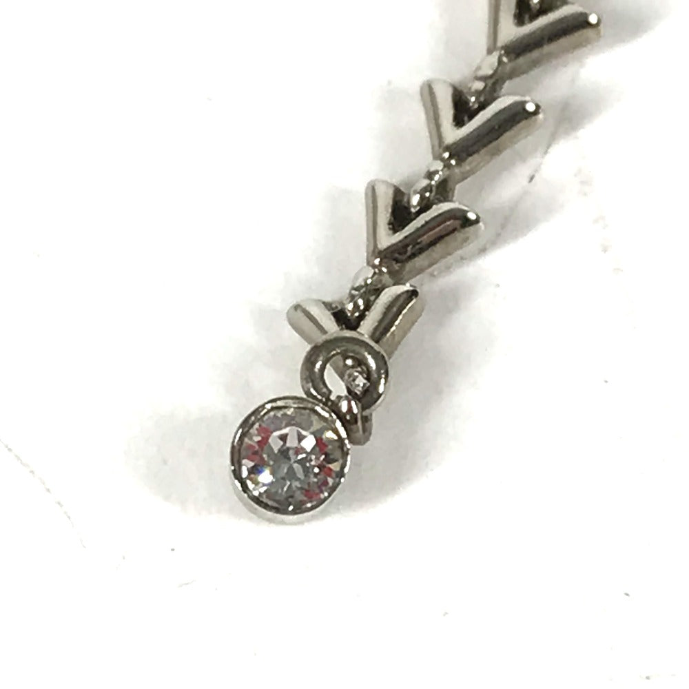 LOUIS VUITTON Earring MP1536 metal Silver Accessories Petite Essential V