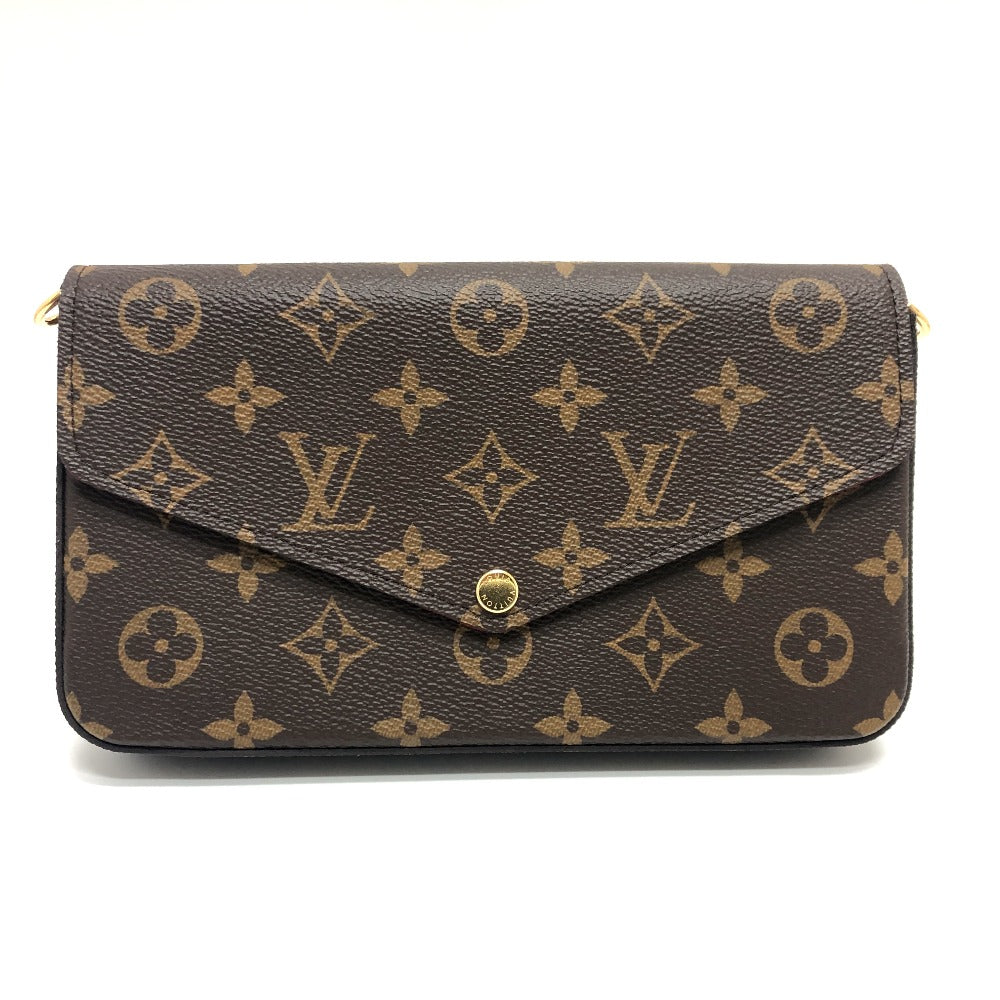 LOUIS VUITTON Shoulder Bag M81896 Monogram canvas Brown Pochette Felice Women