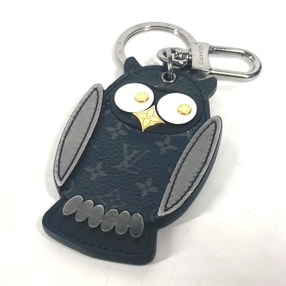 LOUIS VUITTON key ring M69482 Monogram Eclipse Canvas black Monogram Eclipse Portocle Oulu unisex(Unisex)