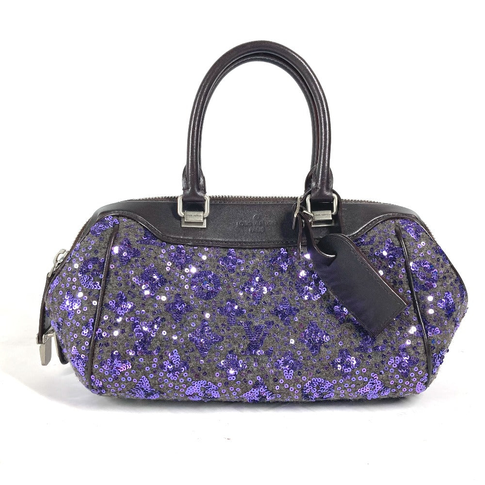 LOUIS VUITTON Handbag M40793 leather purple Sunshine Express Women