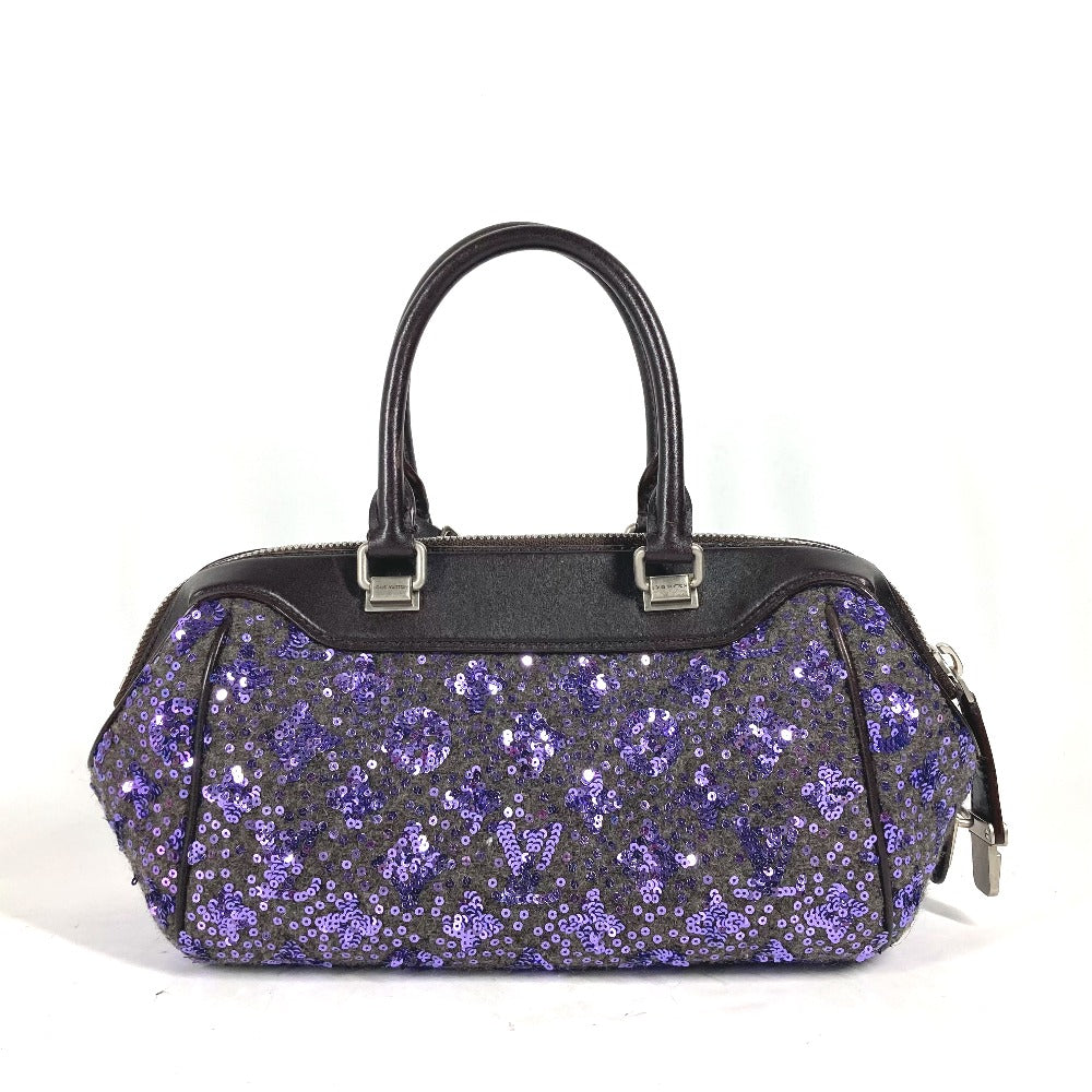 LOUIS VUITTON Handbag M40793 leather purple Sunshine Express Women