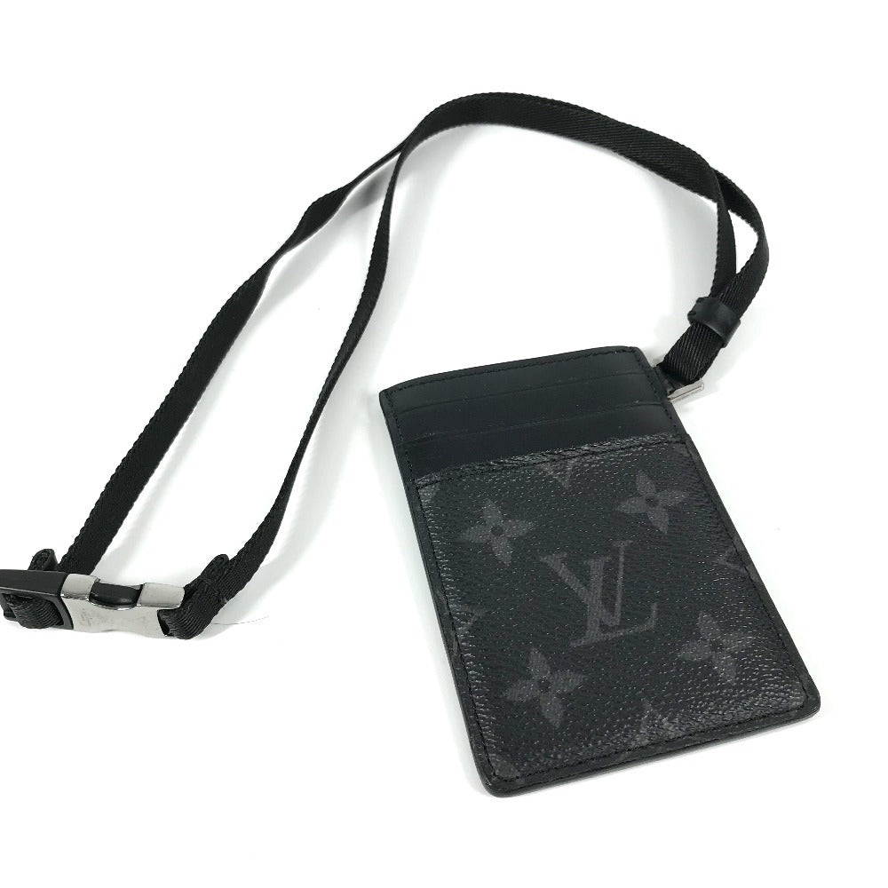 LOUIS VUITTON Card Case M61690 Monogram Eclipse Canvas black Monogram Eclipse Card folder unisex(Unisex)